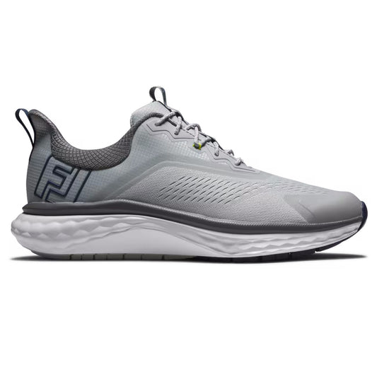 FootJoy Men's Quantum Spikeless Golf Shoe - 56991 Grey/White/Blue
