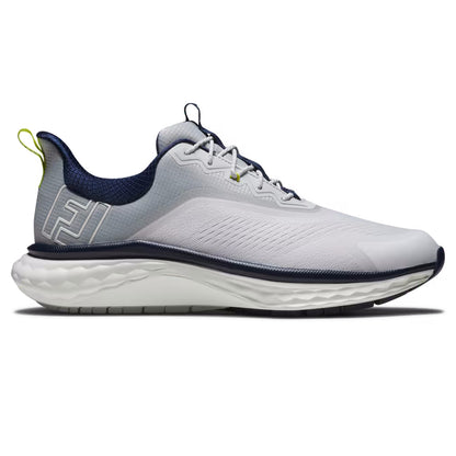 FootJoy Men's Quantum Golf Shoes - 56994 White/Grey/Blue