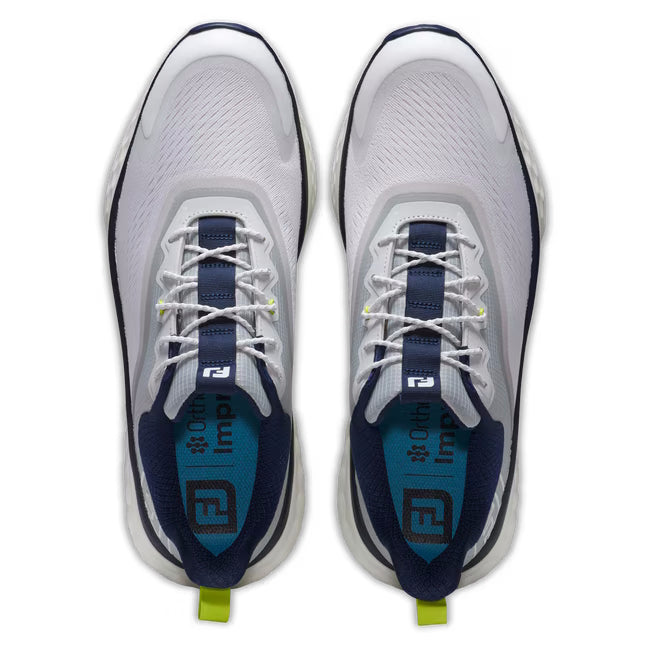 FootJoy Men's Quantum Golf Shoes - 56994 White/Grey/Blue
