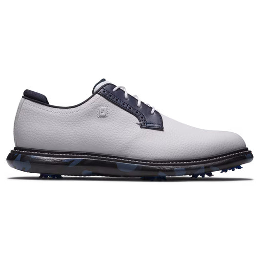 FootJoy Men's Traditions Golf Shoe - 57956 White/Navy Camo
