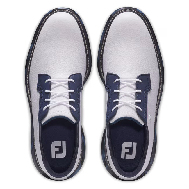 FootJoy Men's Traditions Golf Shoe - 57956 White/Navy Camo