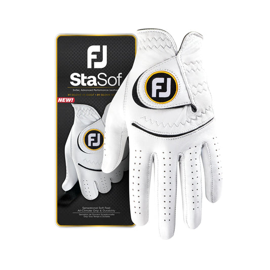 Footjoy Mens Stasof Golf Glove White