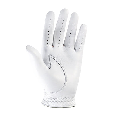 Footjoy Mens Stasof Golf Glove White
