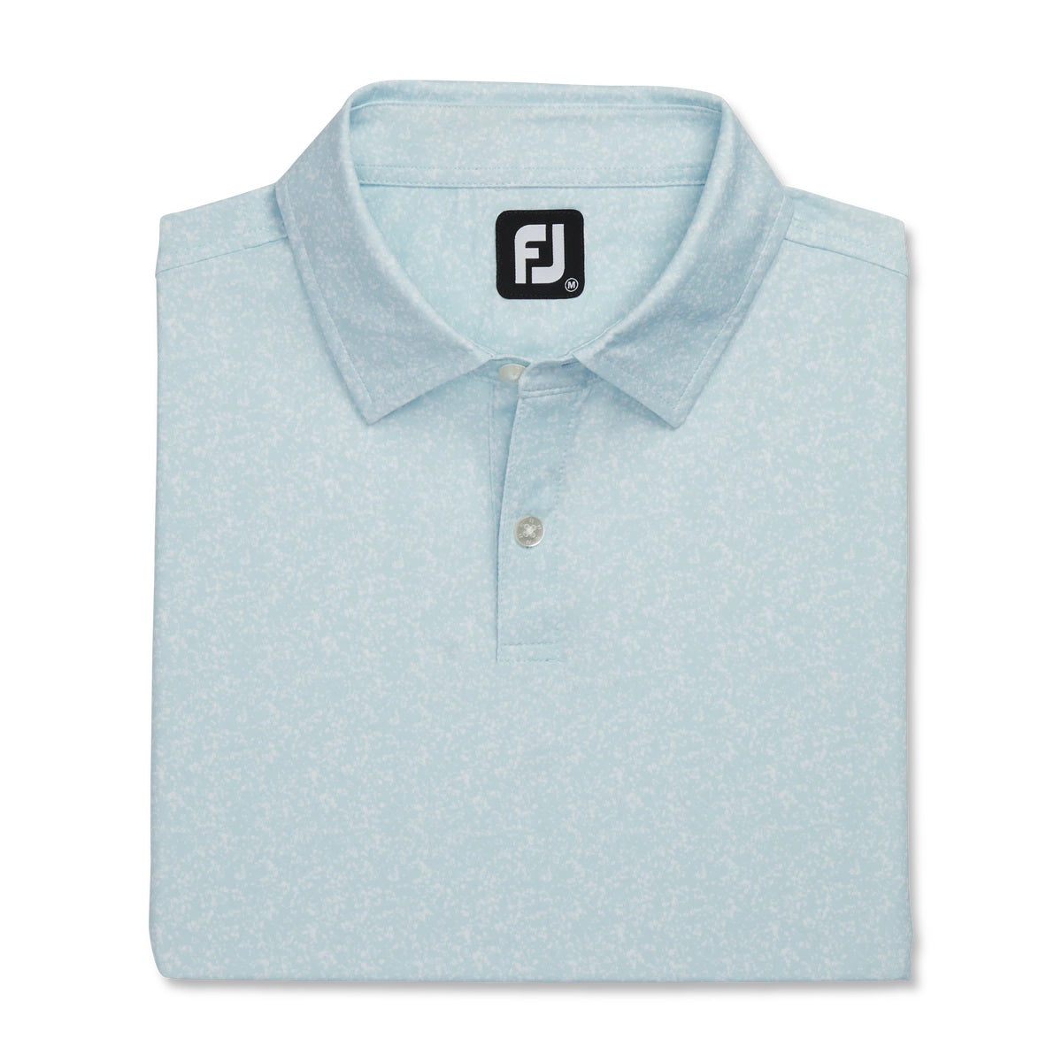 FootJoy Paint Splatter Print Lisle Self Collar Golf Polo (Previous Season Style)