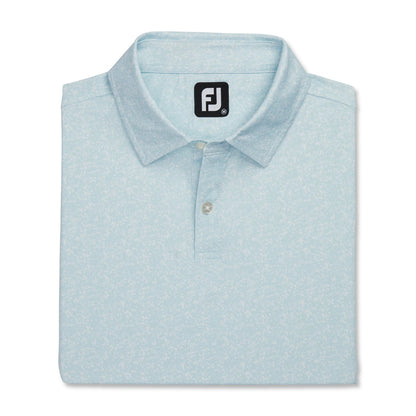 FootJoy Paint Splatter Print Lisle Self Collar Golf Polo (Previous Season Style)