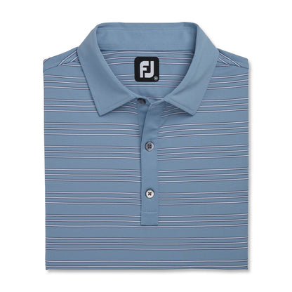 FootJoy Trio Stripe Lisle Self Collar Golf Polo (Previous Season Style)