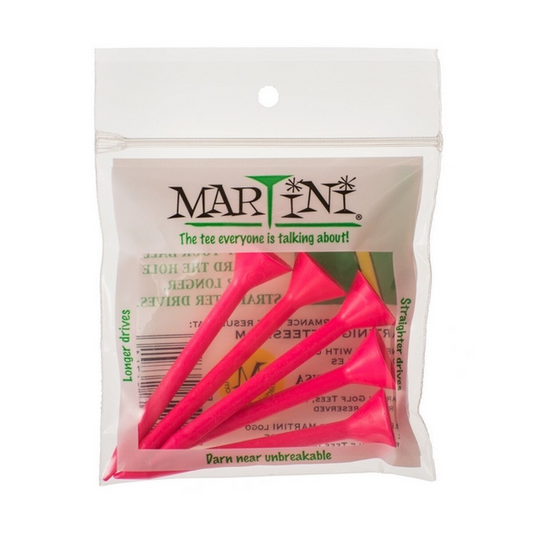 Martini Step Up Pink 3 1/4" Golf Tees - Pack of 5