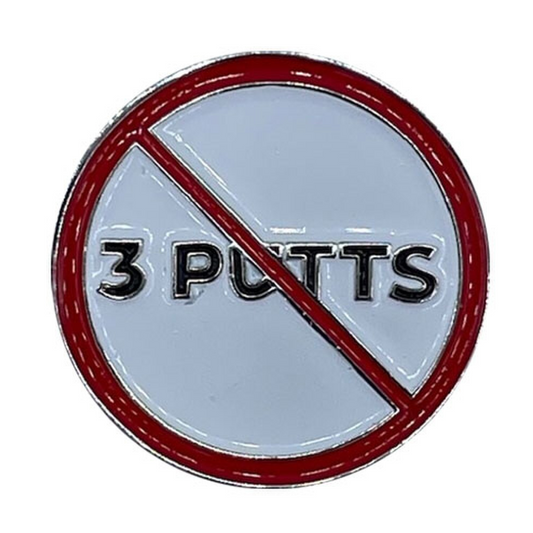 Evergolf "No 3 Putts" Golf Ball Marker