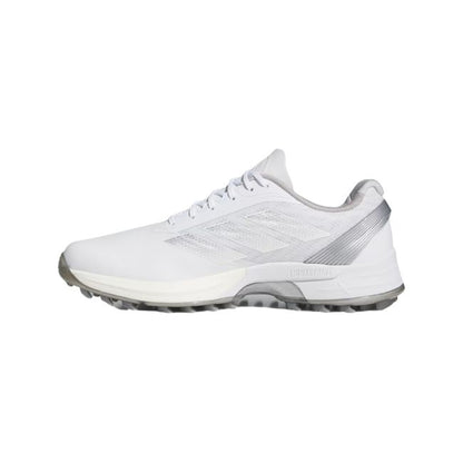 Adidas Men's Adizero ZG Spikeless Golf Shoes - White/Grey/Silver