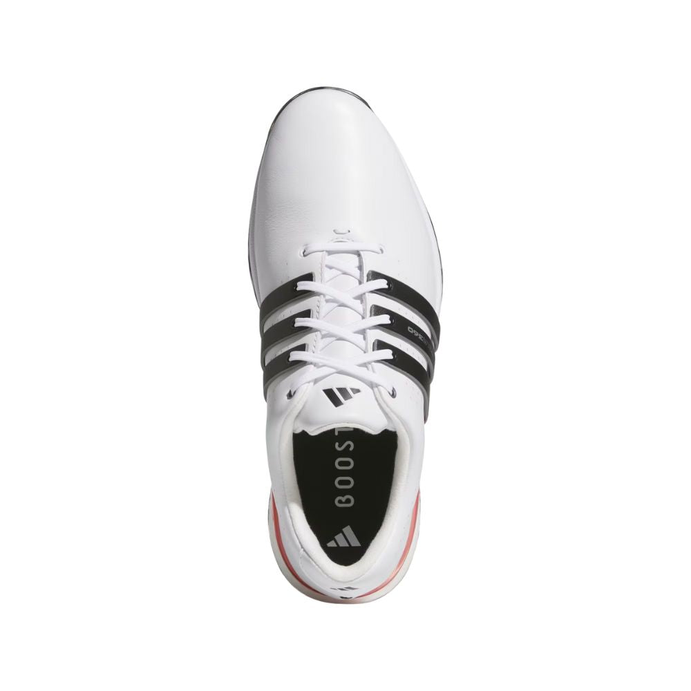 Adidas Men's Tour360 24 Golf Shoes - White/Black/Lucid Red