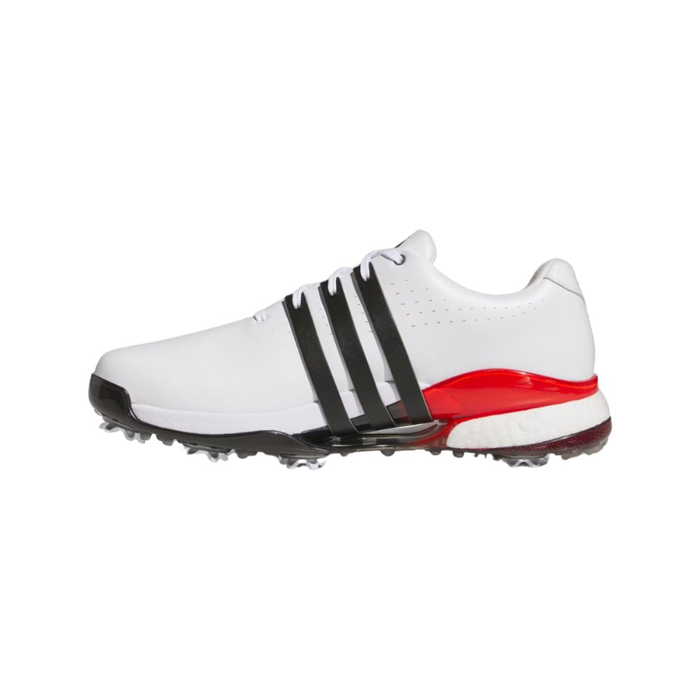 Adidas Men's Tour360 24 Golf Shoes - White/Black/Lucid Red