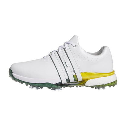Adidas Men's Tour360 24 Golf Shoes - White/Green/Yellow