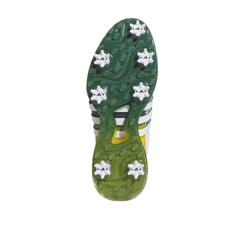 Adidas Men's Tour360 24 Golf Shoes - White/Green/Yellow