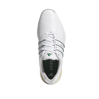 Adidas Men's Tour360 24 Golf Shoes - White/Green/Yellow