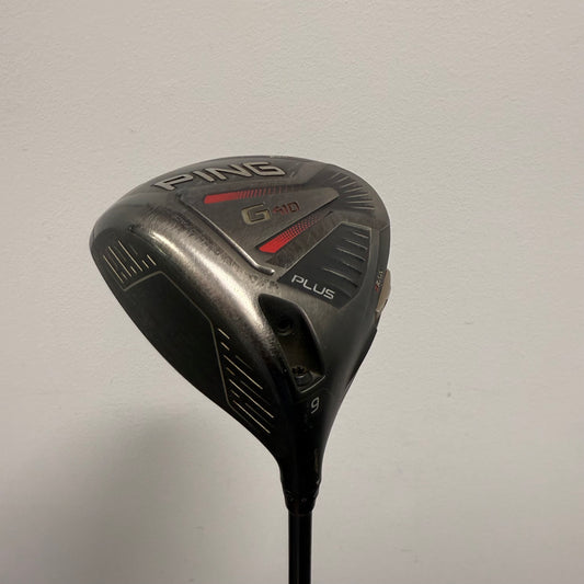 Ping G410 Plus Driver 9 Loft Alta CB 55 Shaft Stiff Flex Left Hand - Good