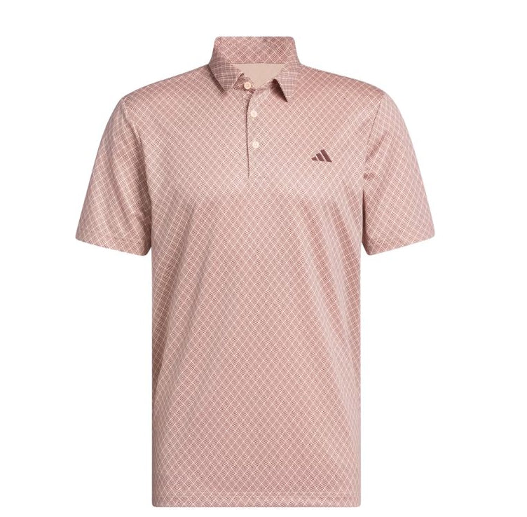 Adidas Men's Allover Print Polo Golf Shirt