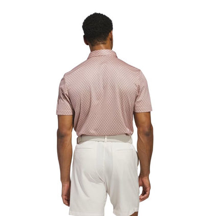 Adidas Men's Allover Print Polo Golf Shirt