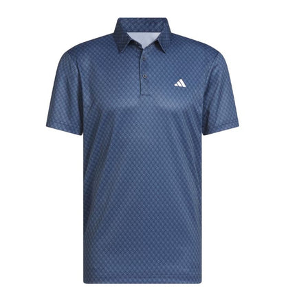 Adidas Men's Allover Print Polo Golf Shirt