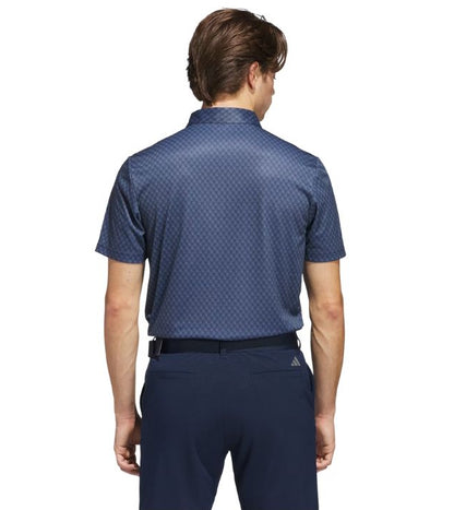 Adidas Men's Allover Print Polo Golf Shirt