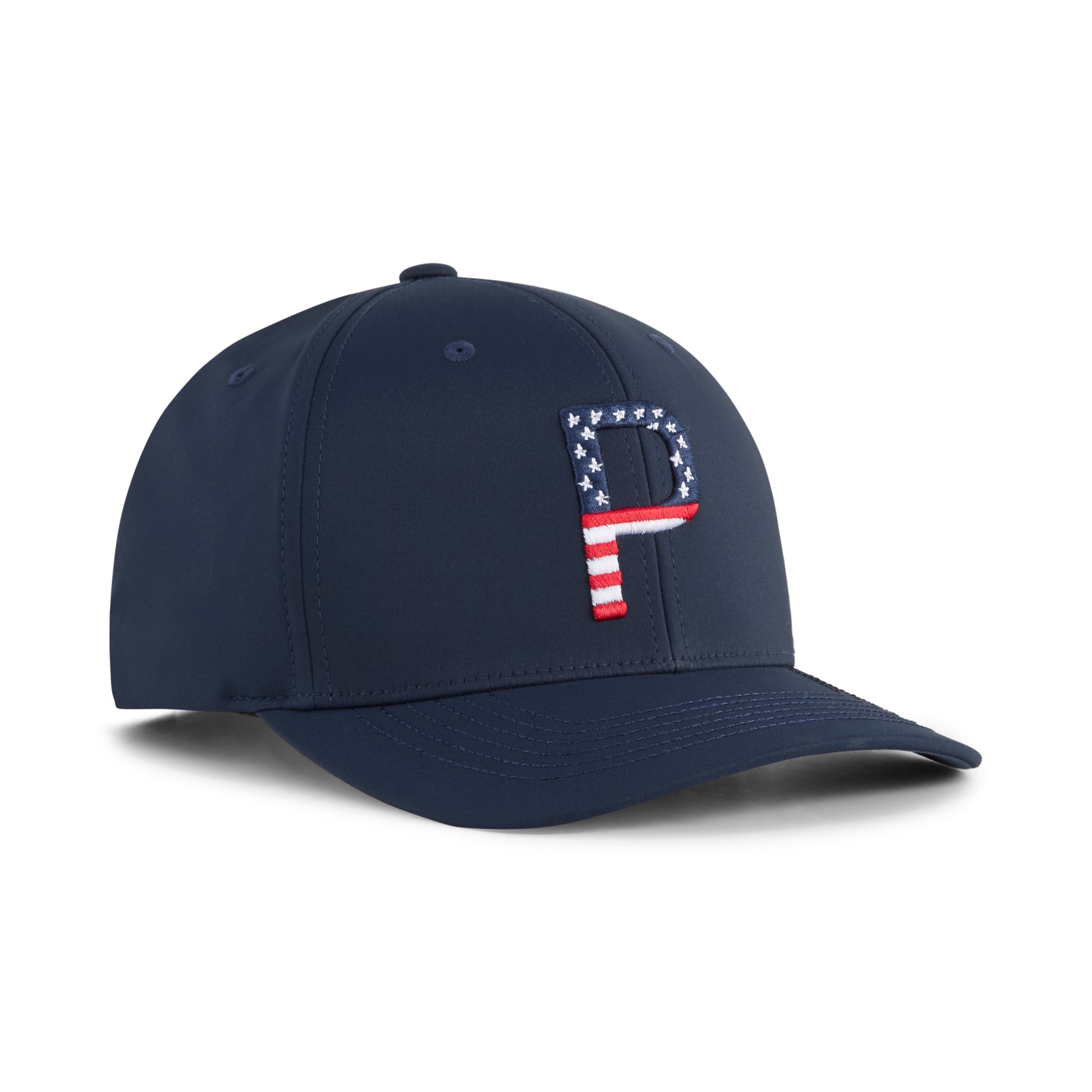 Puma Men's Pars & Stripes 6-Panel Snapback Golf Hat