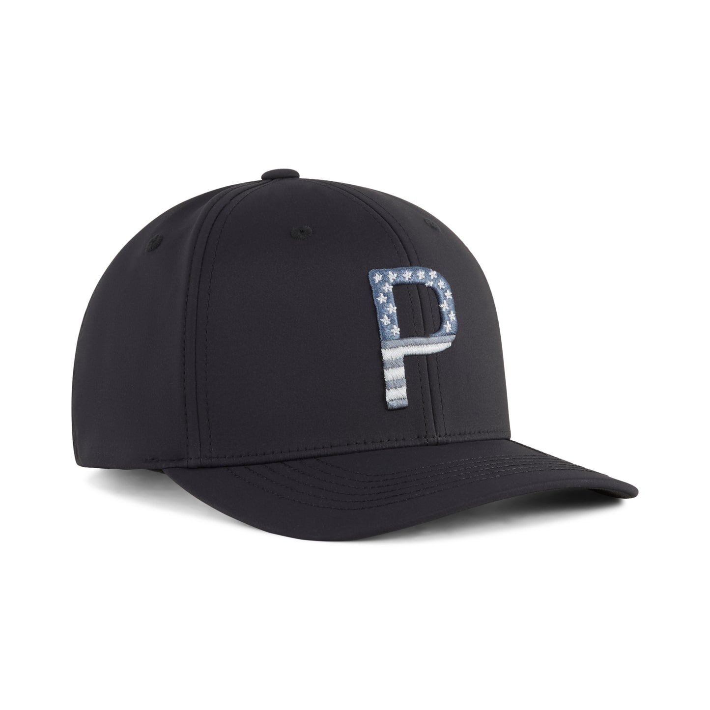 Puma Men's Pars & Stripes 6-Panel Snapback Golf Hat