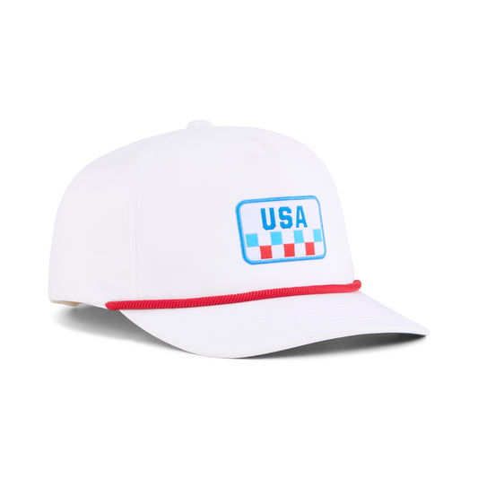 Puma Men's USA 5-Panel Snapback Golf Hat