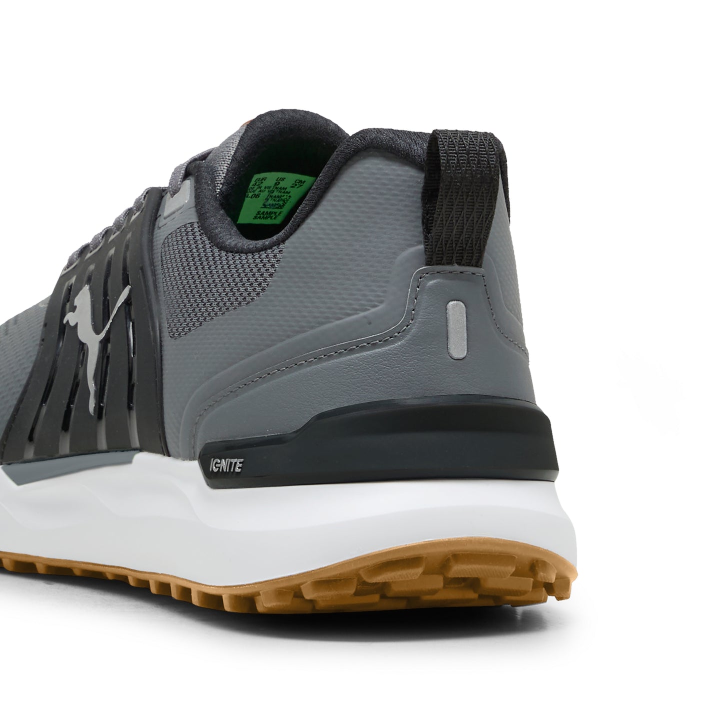 Puma Men's Ignite Elevate 2 Spikeless Golf Shoes - Slate Sky/Puma Black/Green Glare