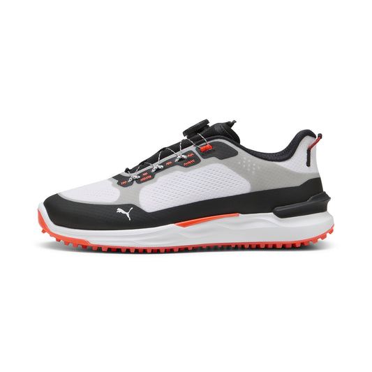 Puma Men's Ignite Elevate 2 Disc Spikeless Golf Shoes - Puma White/Puma Black