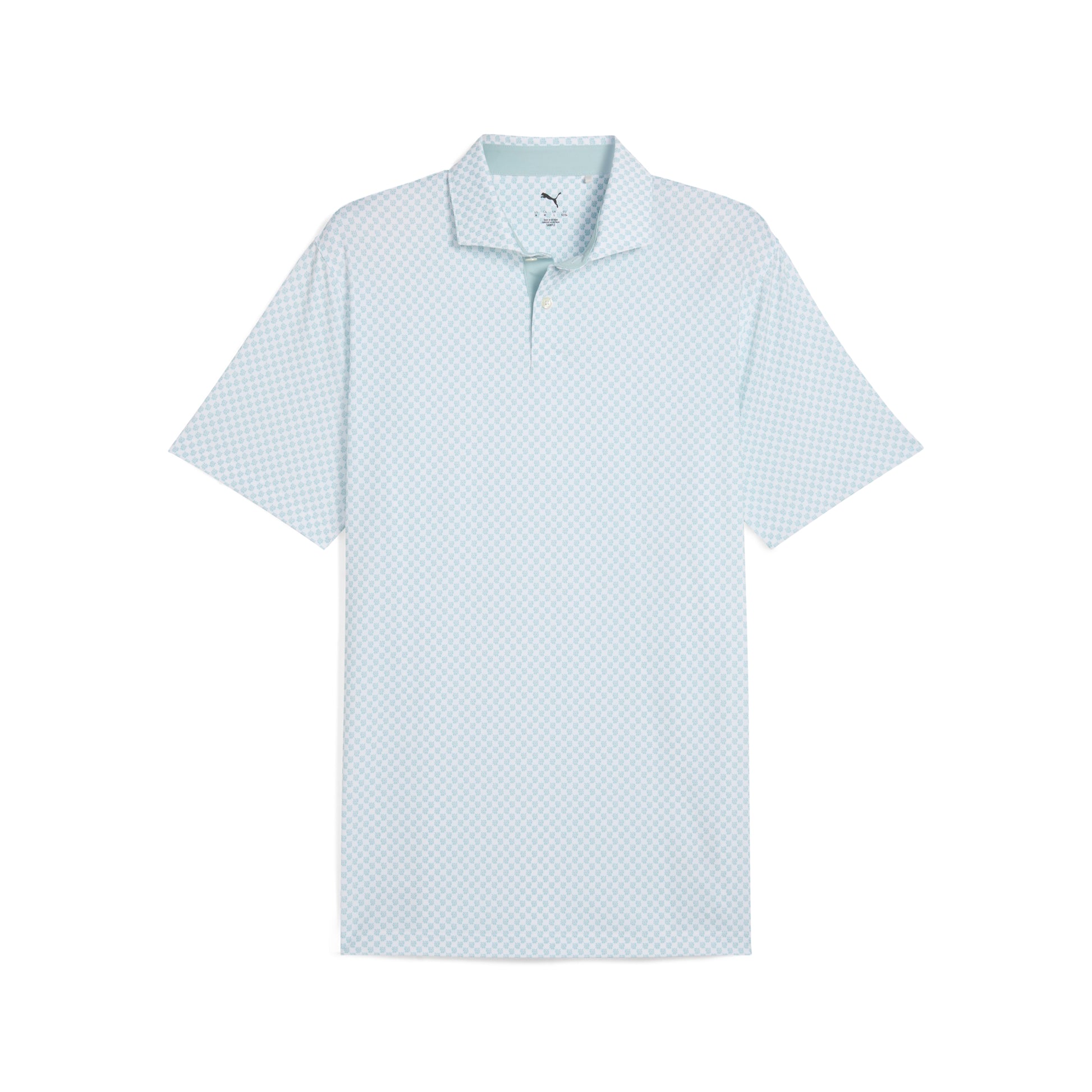 Puma Men's MATTR Micro Floral Polo Golf Shirt
