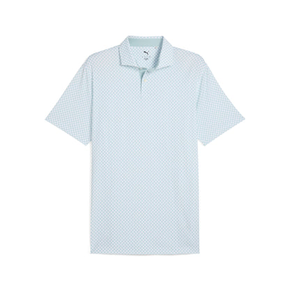 Puma Men's MATTR Micro Floral Polo Golf Shirt