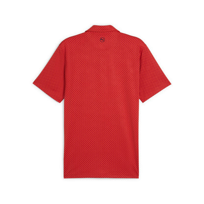 Puma Men's MATTR Micro Floral Polo Golf Shirt
