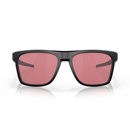 Oakley Mens Leffingwell Sunglasses Matte Black Frame - Prizm Dark Golf Lens - OO9100-0957