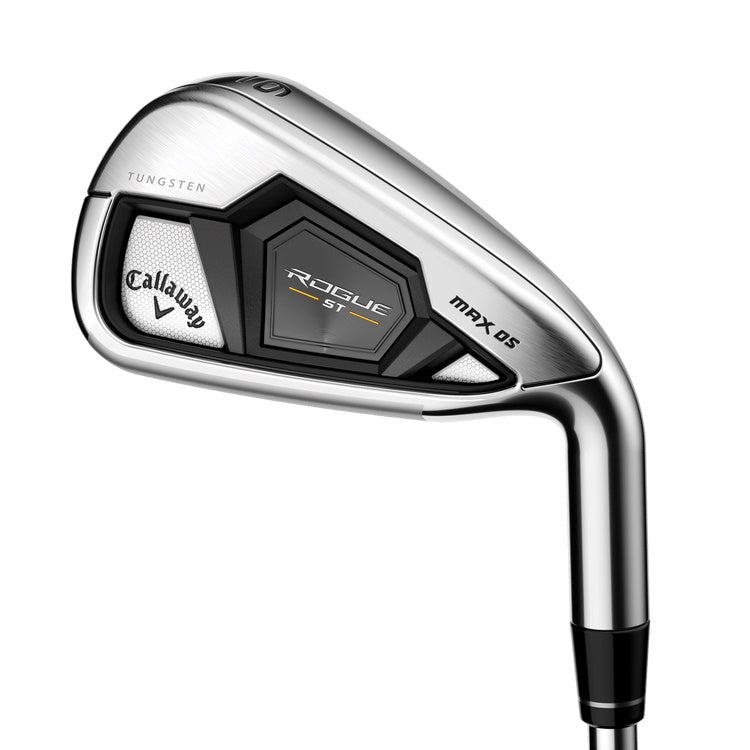 Callaway Rogue ST Max OS Irons 8-PW, AW TT Elevate Steel Regular Flex Right Hand - Shop Worn