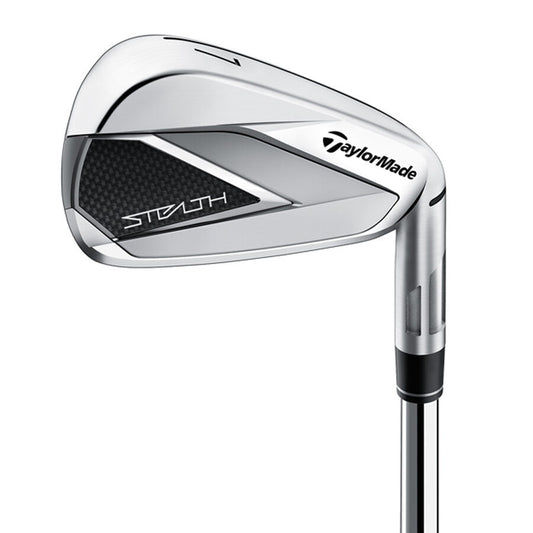 TaylorMade Stealth Iron Set 5-PW, AW KBS Max 85 MT Steel Regular Flex Left Hand - Shop Worn