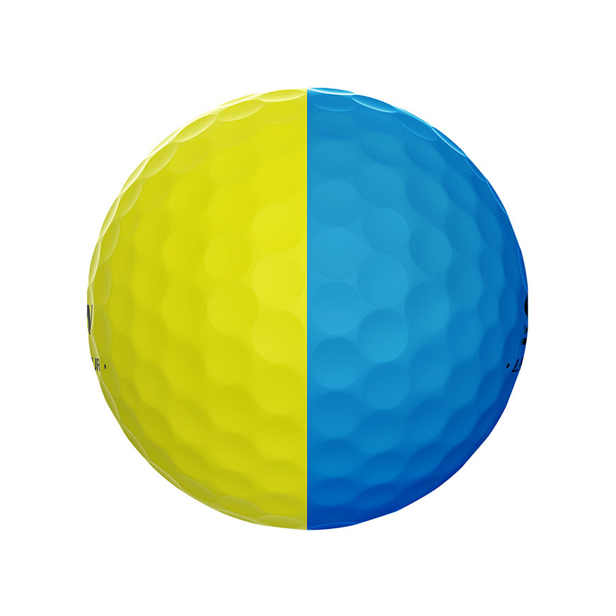 Srixon Q-Star Tour Divide 2 Golf Balls Yellow/Blue 1 Dozen 2024