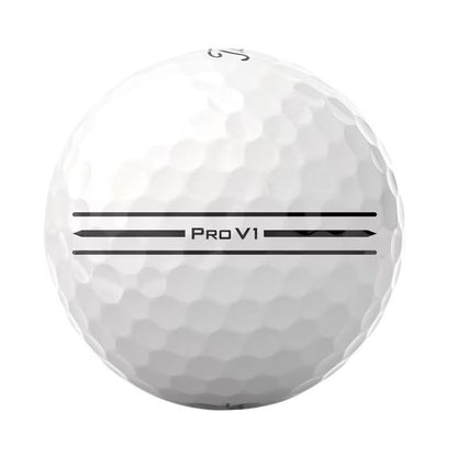 2025 Titleist Pro V1 Enhanced Alignment Golf Balls - 1 Dozen