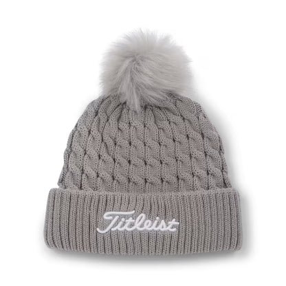Titleist Cable Knit Pom Pom Beanie