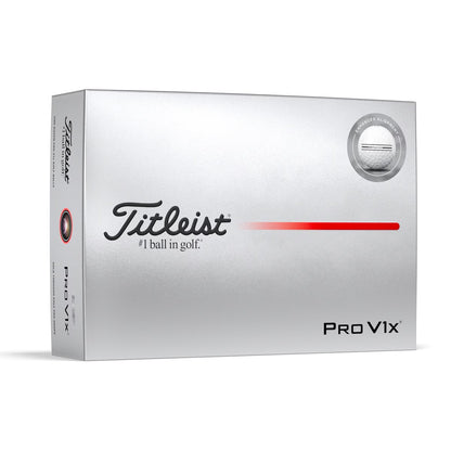 Titleist Pro V1x Enhanced Alignment Golf Balls White (1 Dozen) 2025